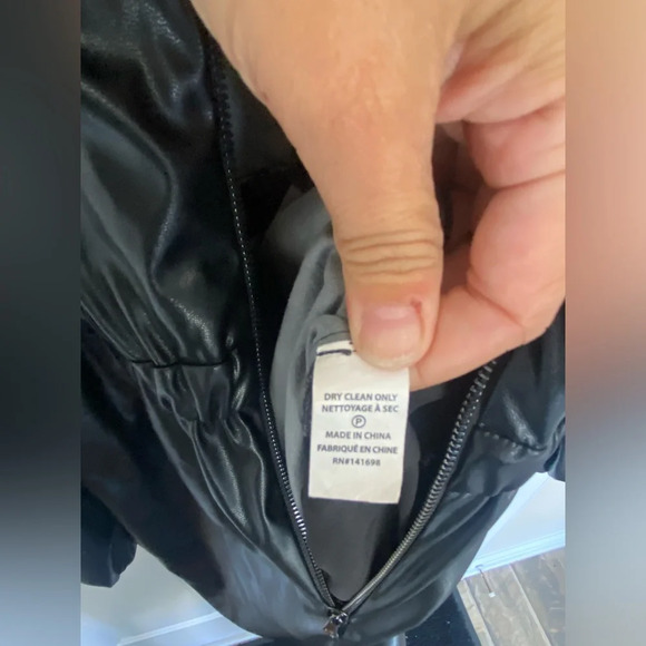 Women’s Ramy Brook long sleeve faux leather jumpsuit with pockets size small - Picture 7 of 9